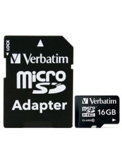 Verbatim 16GB MicroSDHC Class 10 44082 Price