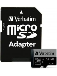 Verbatim 64GB MicroSDXC Class 10 47042 Price