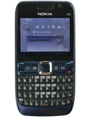 Used Nokia E63 /Good Condition/Certified Pre Owned(6 Months