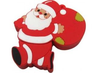Microware Santa Claus With Gift Bag Shape USB 2.0 16 GB Pen Drive Price