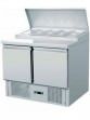 Jonree Jonree SC-2D White Salad Counter  Double Door Refrigerator price in India