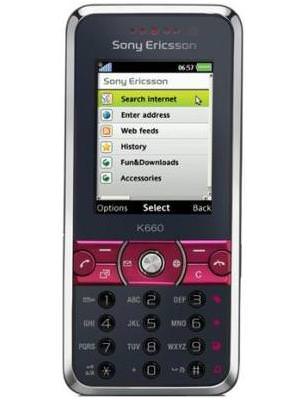 Sony Ericsson K660 Price