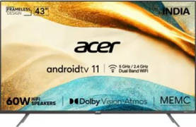 Acer H Series AR43AR2851UDPRO 43 inch (109 cm) LED 4K TV