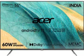 Acer H Series AR55AR2851UDPRO 55 inch (139 cm) LED 4K TV