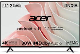 Acer I Series AR43AR2851UDFL 43 inch (109 cm) LED 4K TV