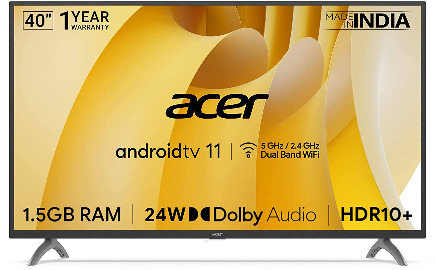 Acer P Series AR40AR2841FD 40 inch (101 cm) LED Full HD TV