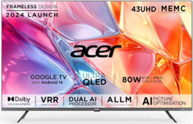 Acer Super Series AR43QDXGU2875AT 43 inch (109 cm) QLED 4K TV
