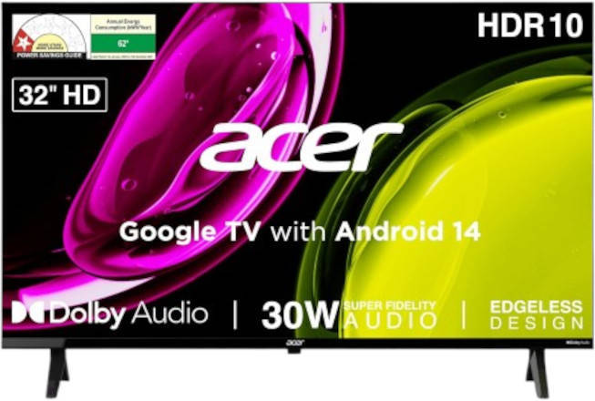 Acer Ultra I AR32HDJGU2841BD 32 inch (81 cm) LED HD-Ready TV