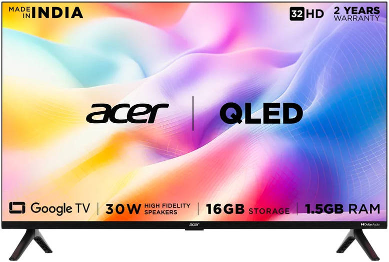 Acer V Series AR32GR2841VQD 32 inch (81 cm) QLED HD-Ready TV