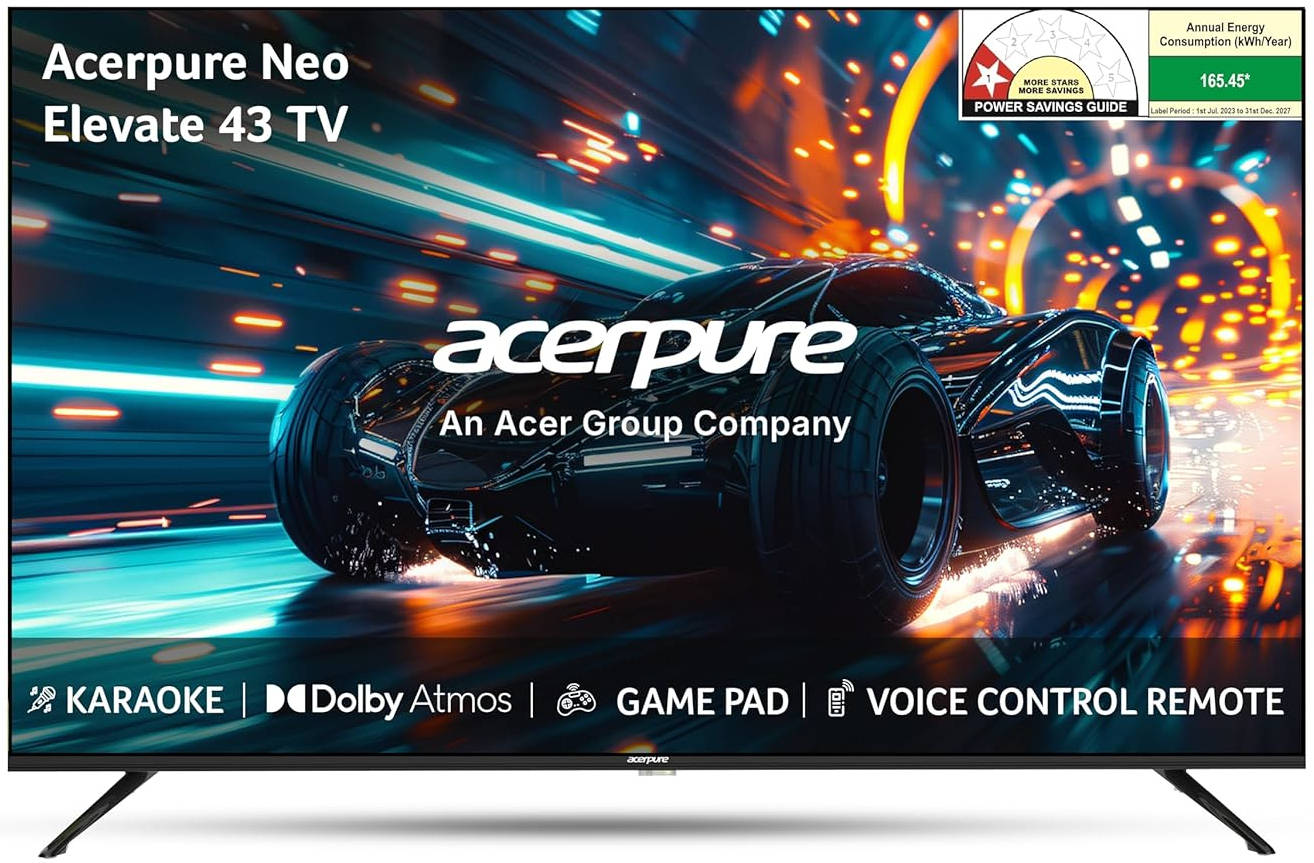 Acerpure Elevate Neo AP43UG75PELN5 43 inch (109 cm) QLED 4K TV