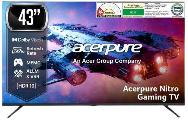 Acerpure Nitro AP43UG75PNTO5 43 inch (109 cm) QLED 4K TV