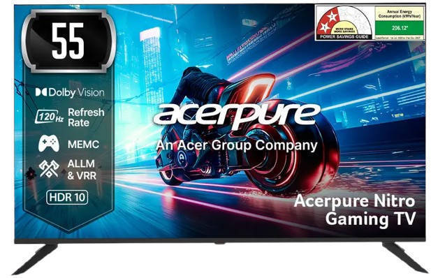 Acerpure Nitro AP55UG75PNTO5 55 inch (139 cm) QLED 4K TV