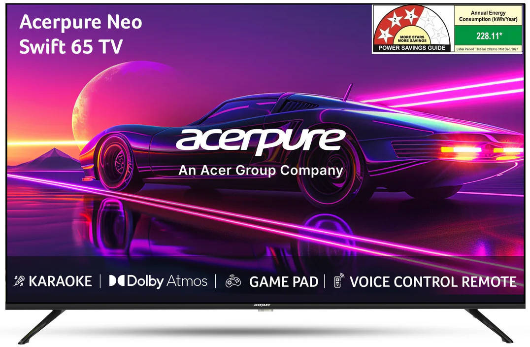 Acerpure Swift Neo AP65UG75PSFN5 65 inch (165 cm) LED 4K TV