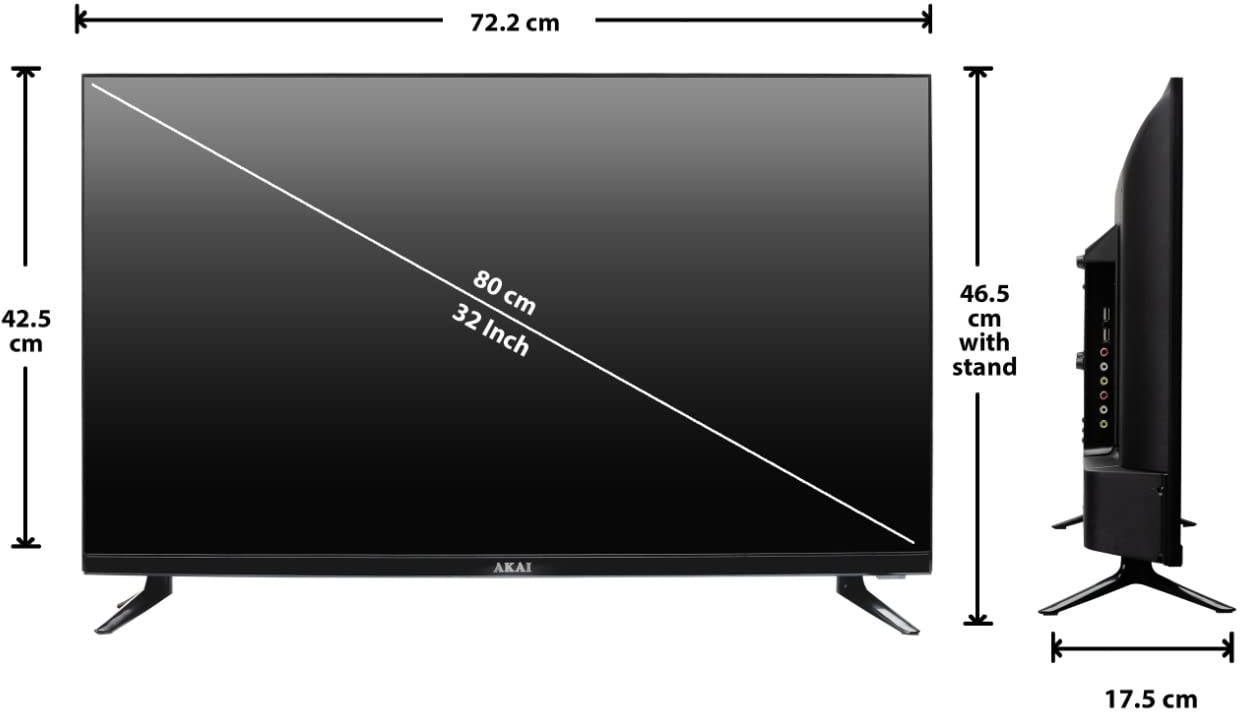 Akai AKLT32S-DFL9W 32 inch (81 cm) LED HD-Ready TV