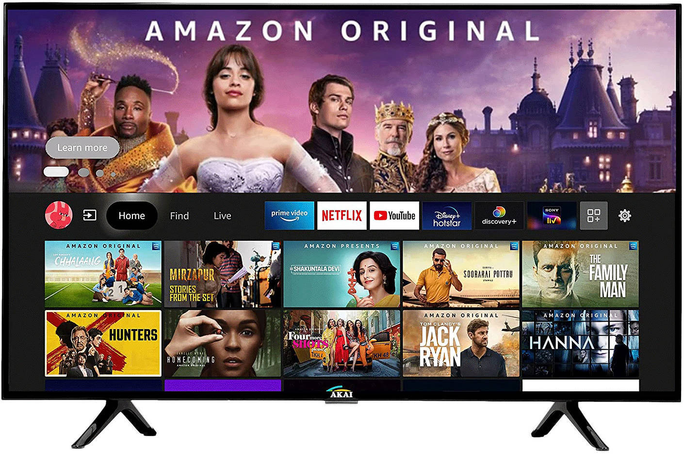 Akai AKLT32S-DFS6T 32 inch (81 cm) LED HD-Ready TV