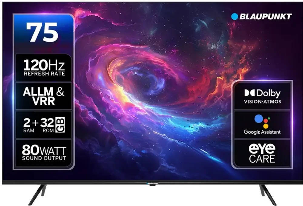 Blaupunkt 75SQ0110 75 inch (190 cm) QLED 4K TV