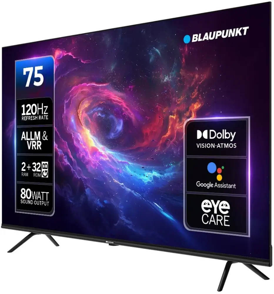 Blaupunkt 75SQ0110 75 inch (190 cm) QLED 4K TV