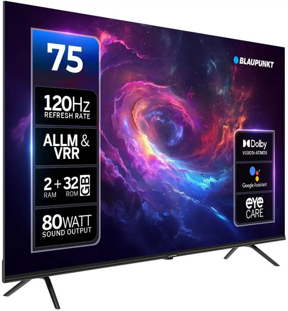 Blaupunkt 75SQ0110 75 inch (190 cm) QLED 4K TV
