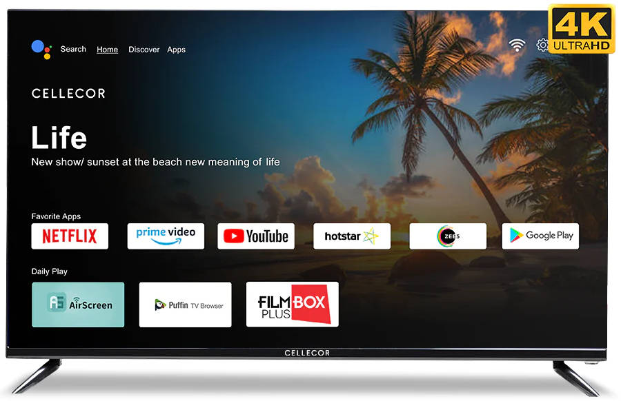Cellecor S65 65 inch (165 cm) LED 4K TV