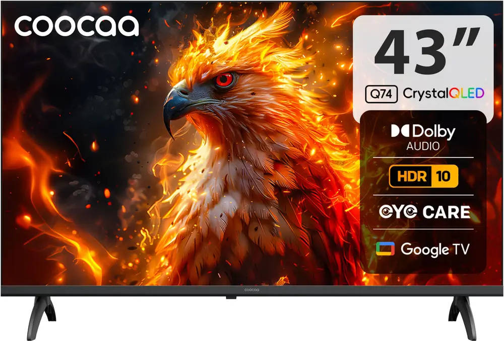 Coocaa 43Q74 43 inch (109 cm) QLED Full HD TV