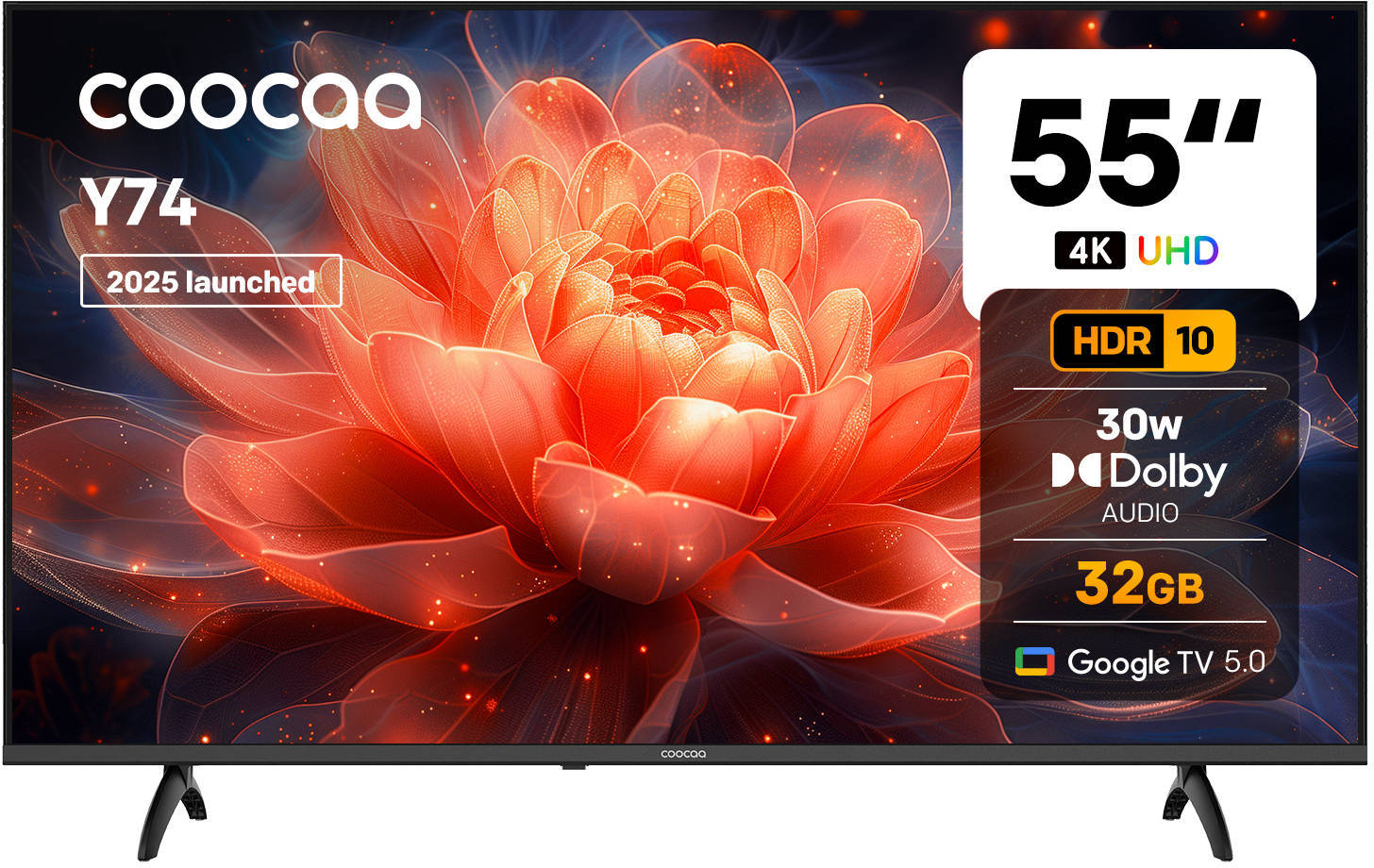 Coocaa 55Y74 55 inch (139 cm) LED 4K TV