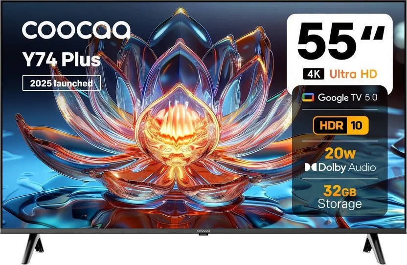 Coocaa 55Y74 Plus 55 inch (139 cm) LED 4K TV