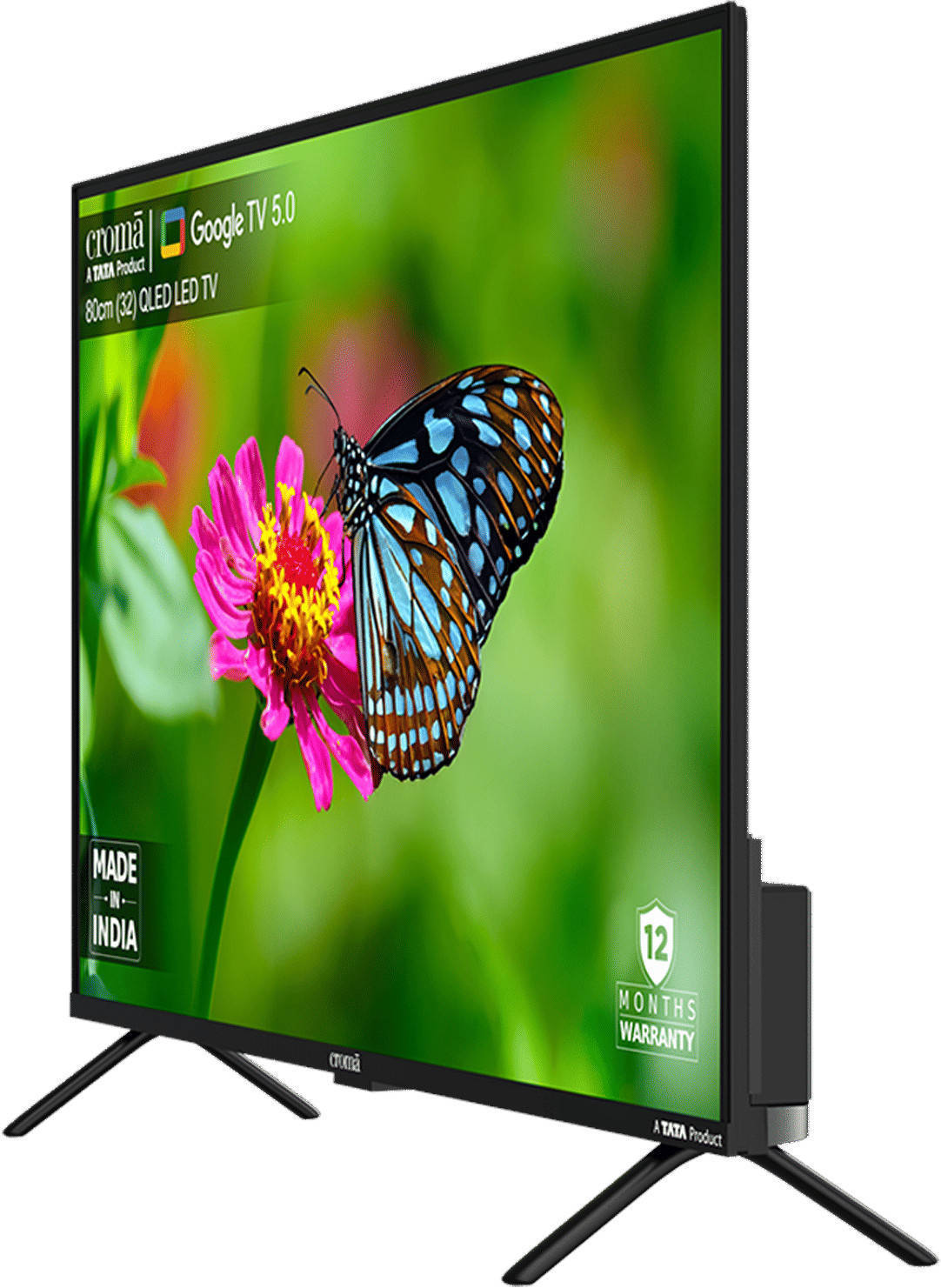 Croma CREL032HGQ333850 32 inch (81 cm) QLED HD-Ready TV