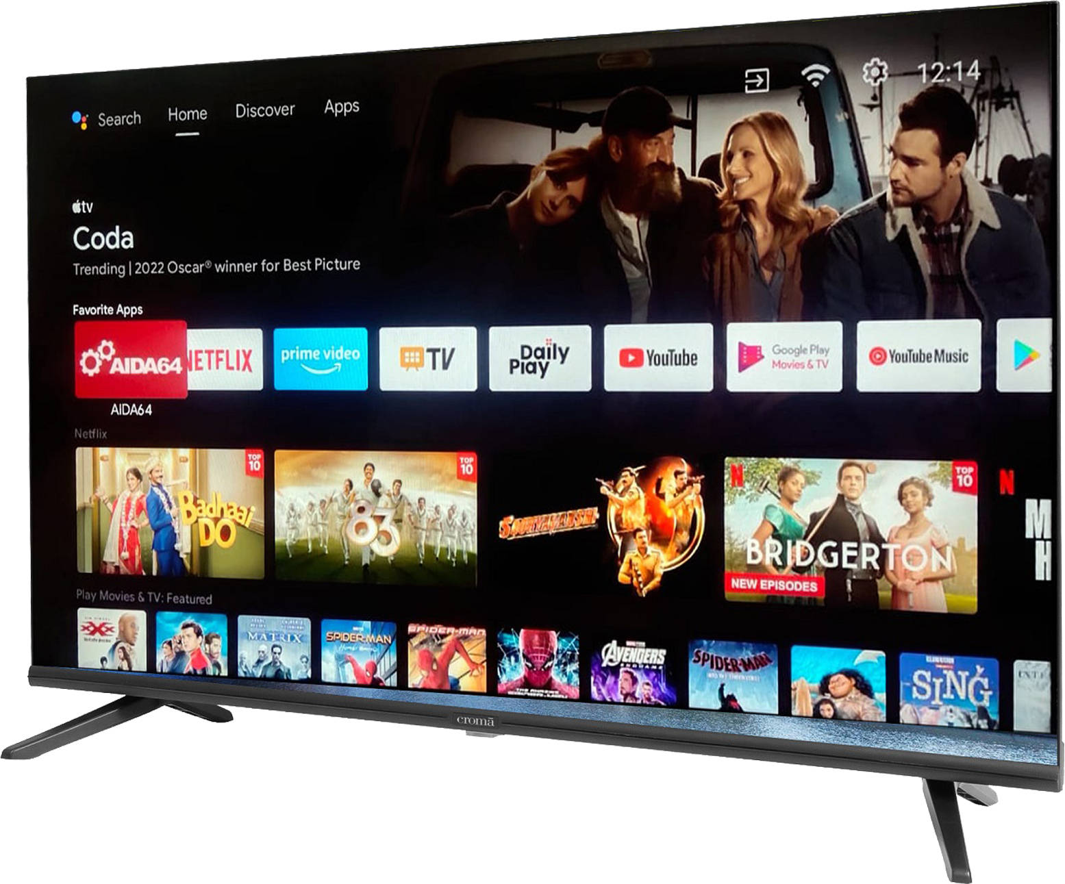 Croma CREL032HOF024601 32 inch (81 cm) LED HD-Ready TV