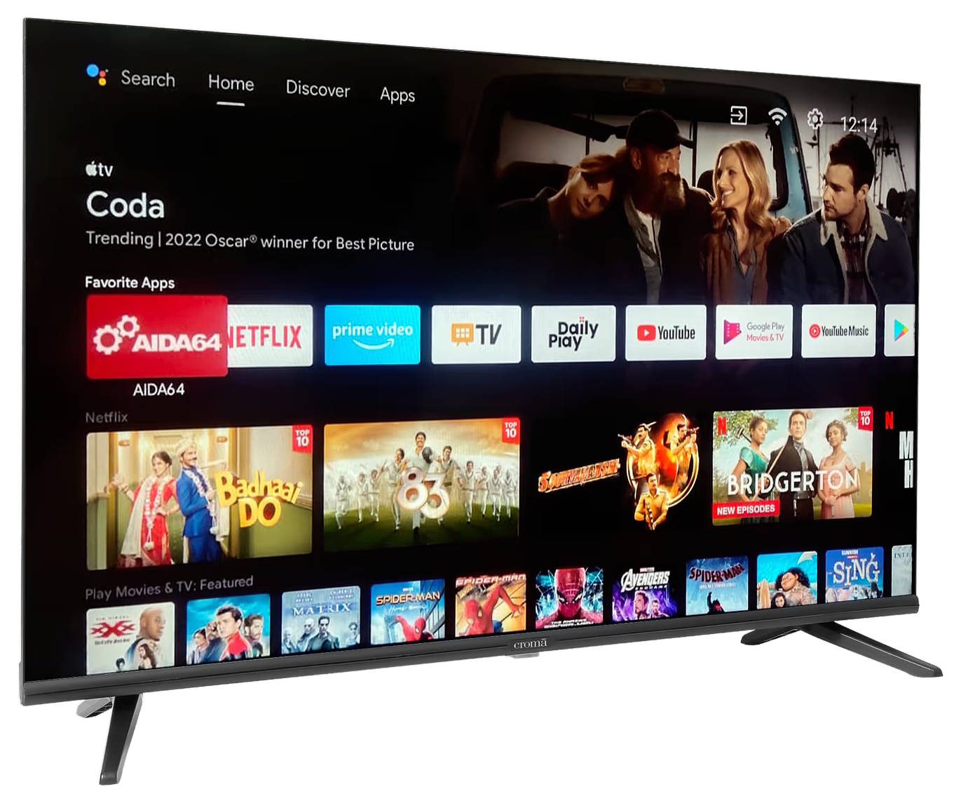 Croma CREL043FOA024601 43 inch (109 cm) LED Full HD TV