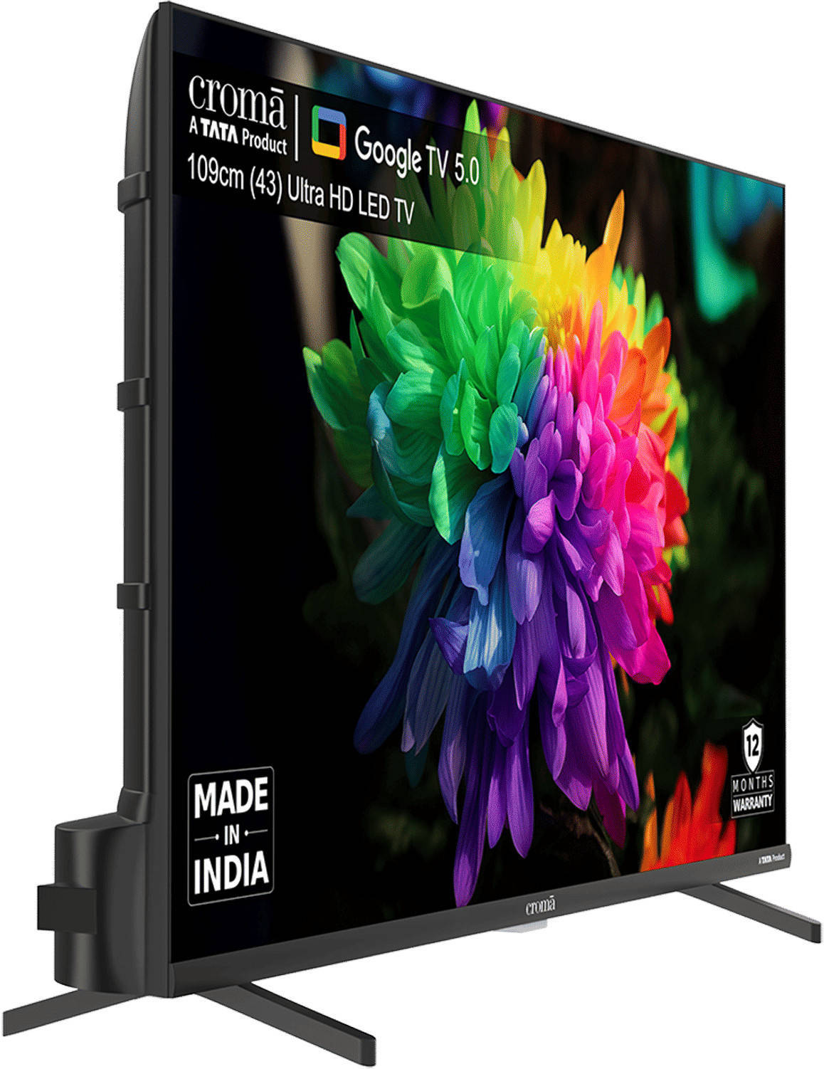 Croma CREL043UGL333850 43 inch (109 cm) LED 4K TV