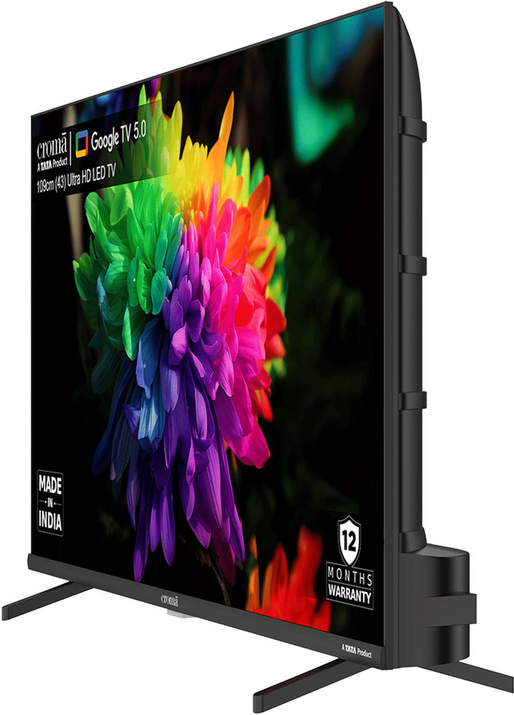 Croma CREL043UGL333850 43 inch (109 cm) LED 4K TV