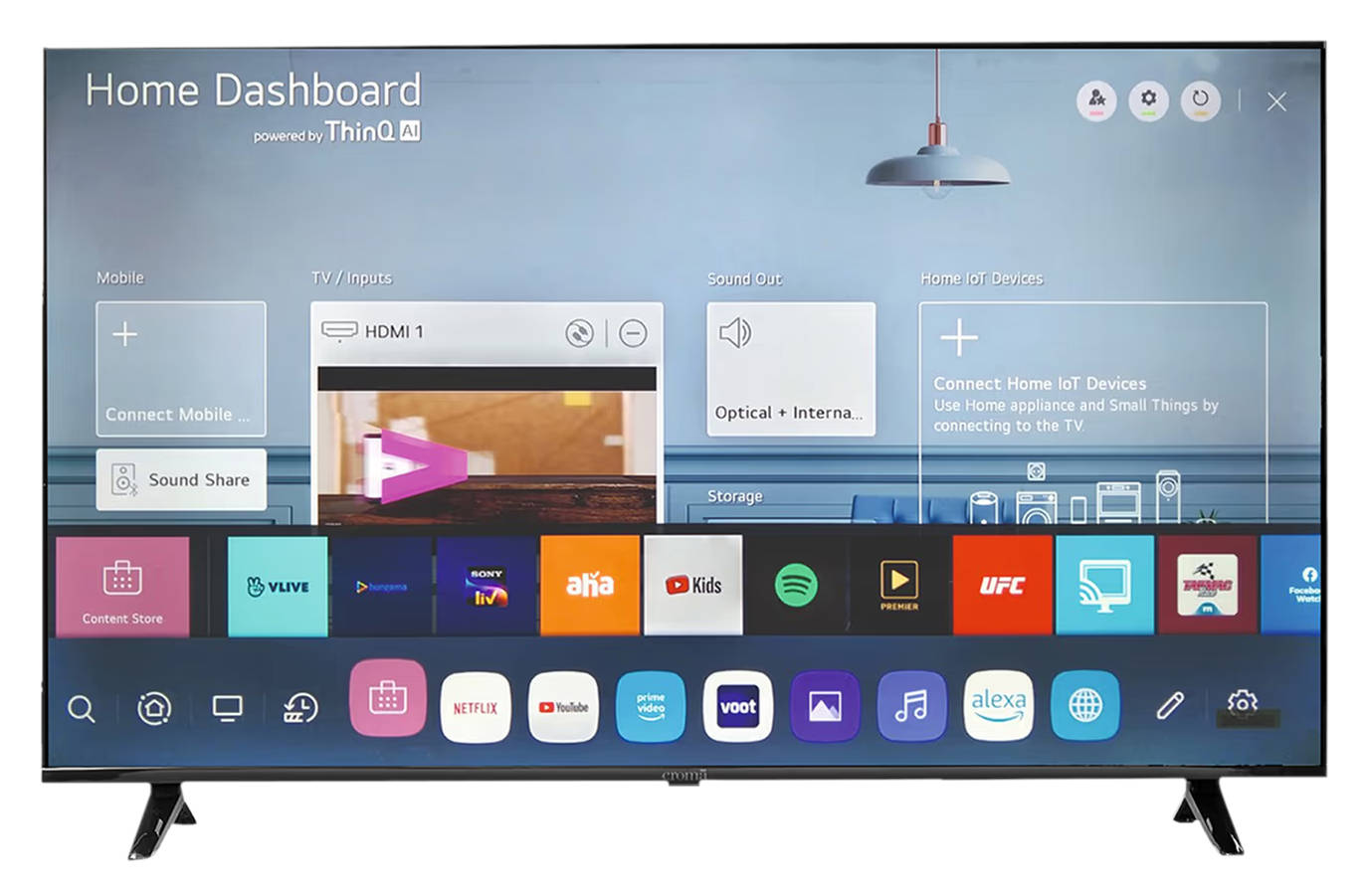 Croma CREL043USA024601 43 inch (109 cm) QLED 4K TV