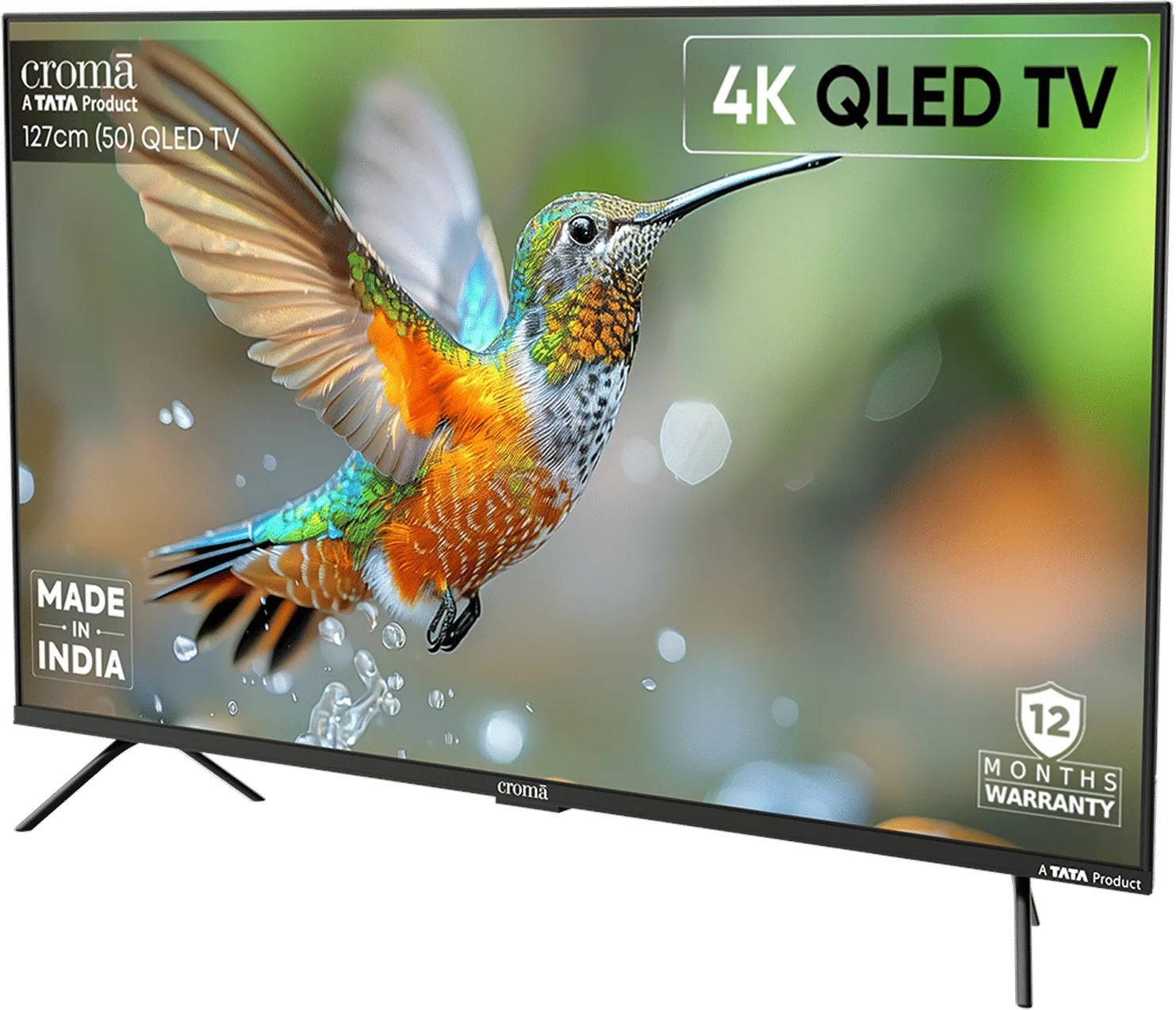 Croma CREL050UGQ331850 50 inch (127 cm) QLED 4K TV