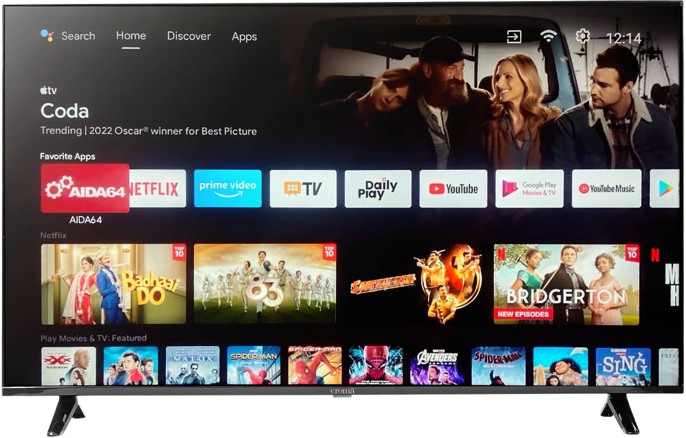 Croma CREL050USA024601 50 inch (127 cm) LED 4K TV