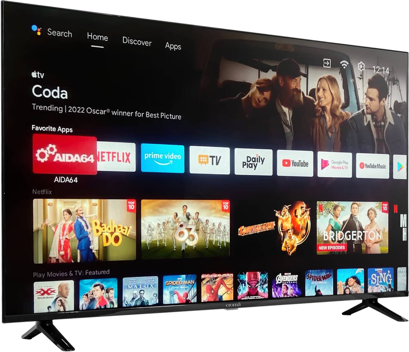 Croma CREL050USA024601 50 inch (127 cm) LED 4K TV