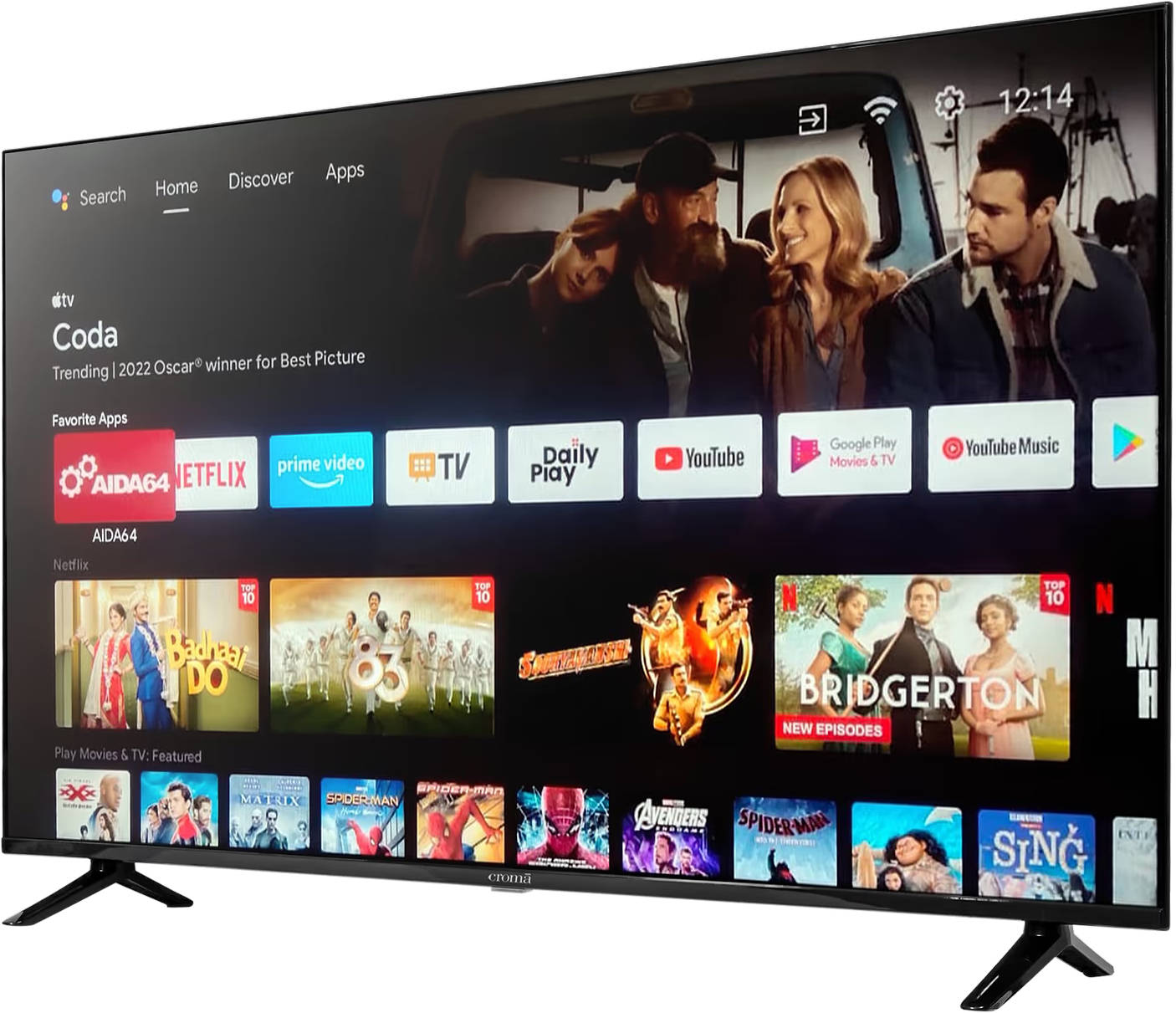 Croma CREL050USA024601 50 inch (127 cm) LED 4K TV