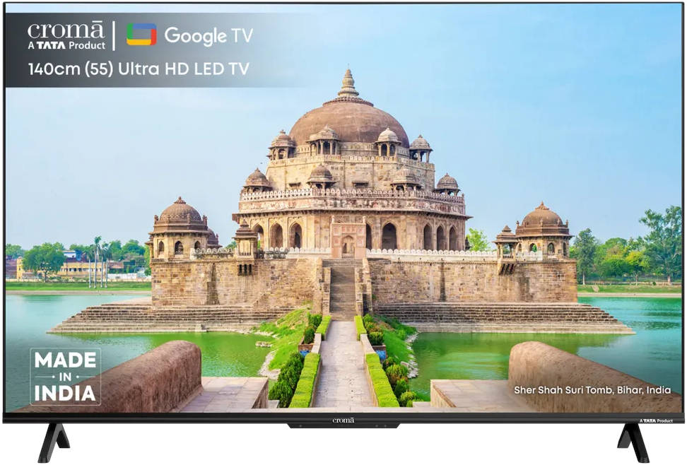 Croma CREL055UGC024604 55 inch (139 cm) LED 4K TV