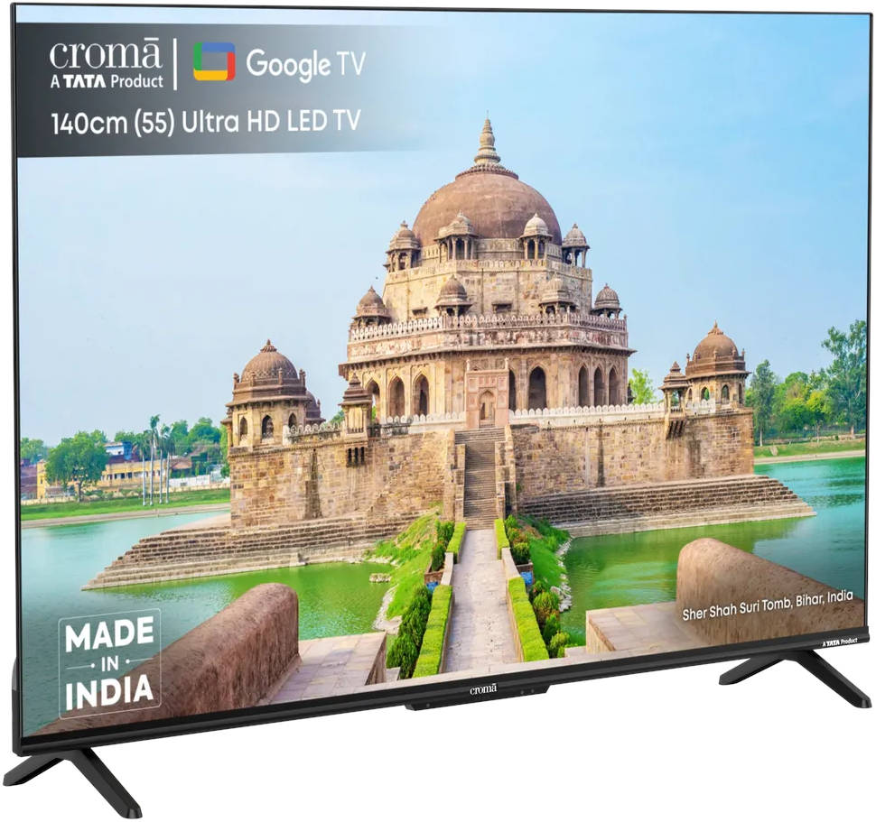 Croma CREL055UGC024604 55 inch (139 cm) LED 4K TV