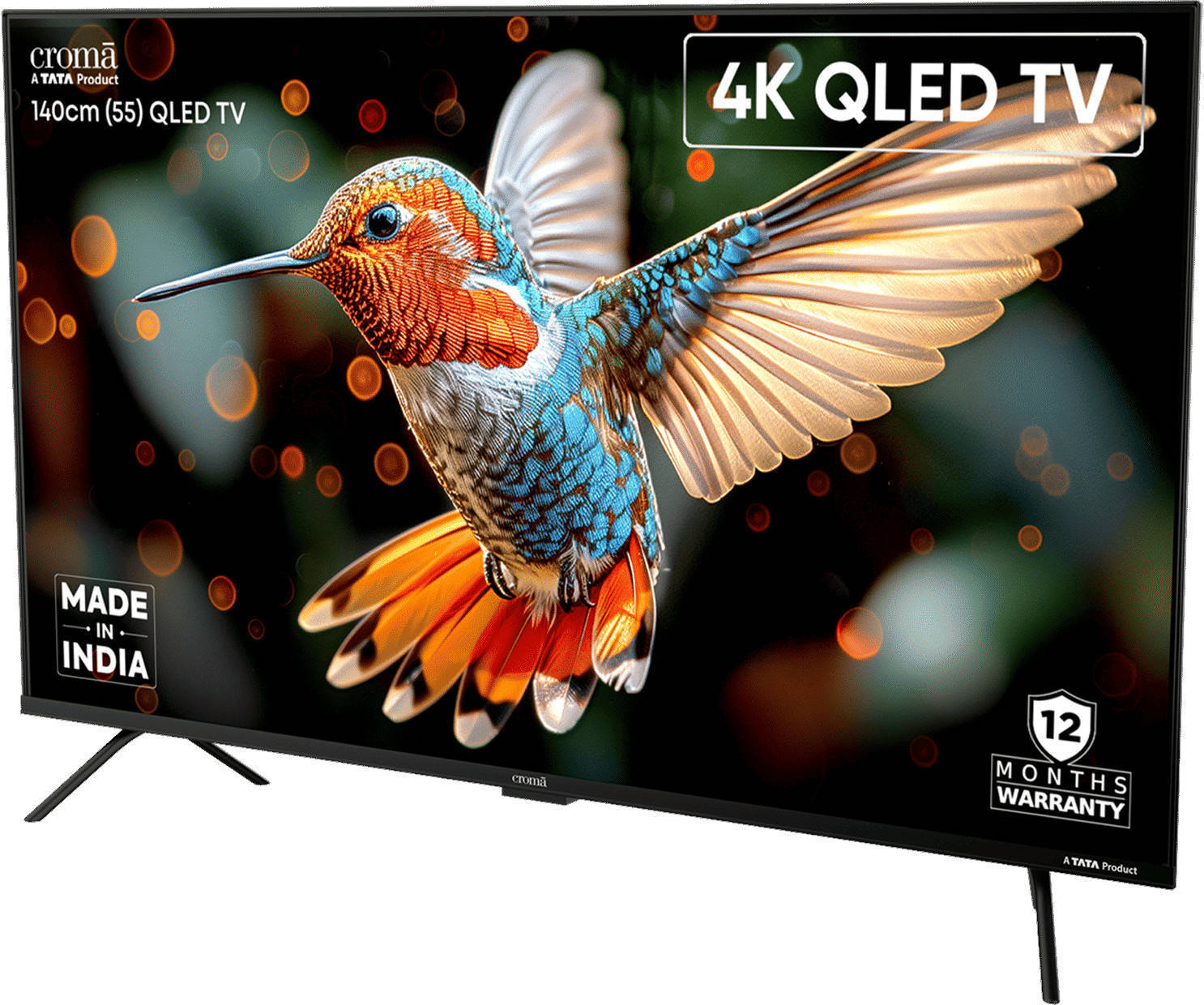 Croma CREL055UGQ331851 55 inch (139 cm) QLED 4K TV