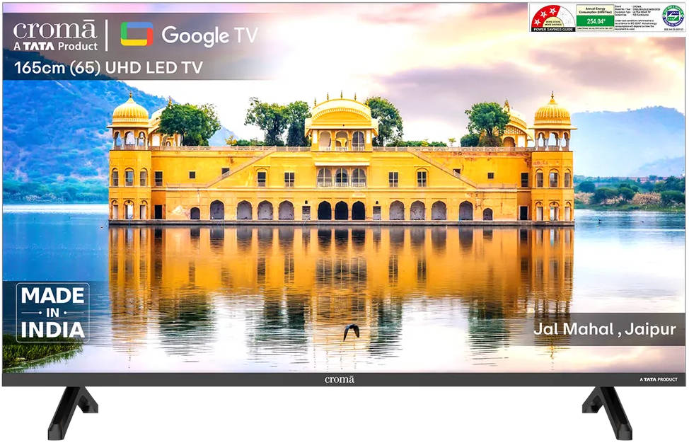 Croma CREL065UGL024650 65 inch (165 cm) LED 4K TV