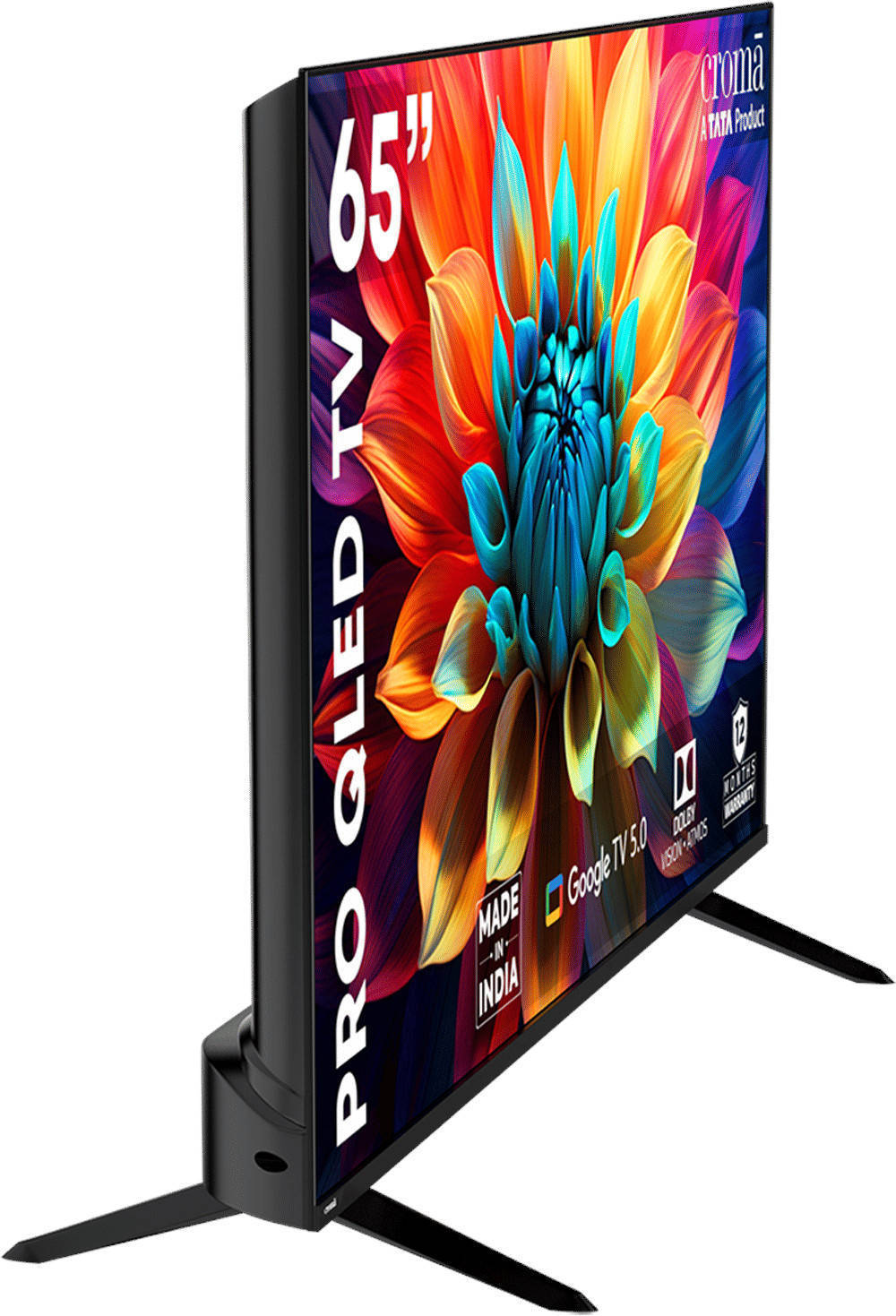Croma CREL065UGQ024650 65 inch (165 cm) QLED 4K TV
