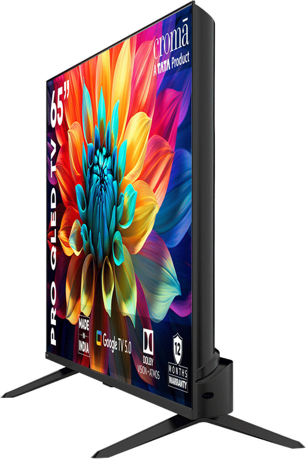 Croma CREL065UGQ024650 65 inch (165 cm) QLED 4K TV