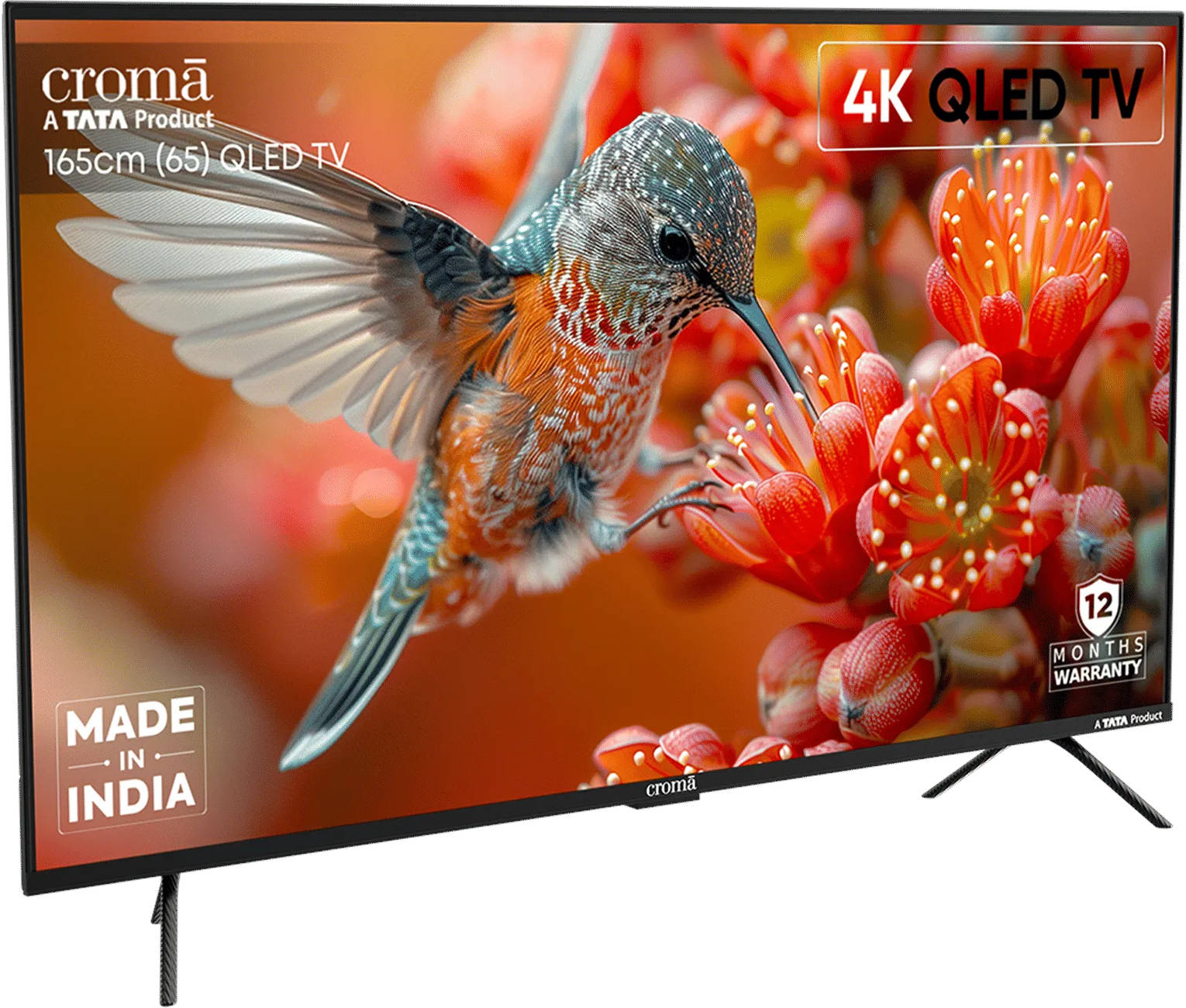 Croma CREL065UGQ331850 65 inch (165 cm) QLED 4K TV