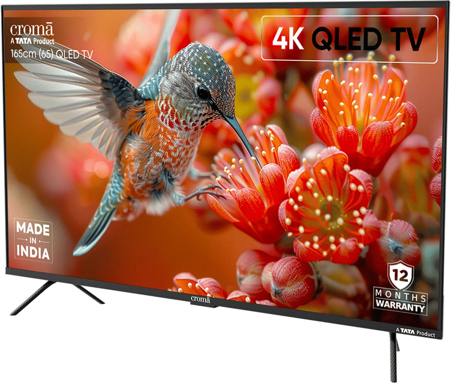 Croma CREL065UGQ331850 65 inch (165 cm) QLED 4K TV
