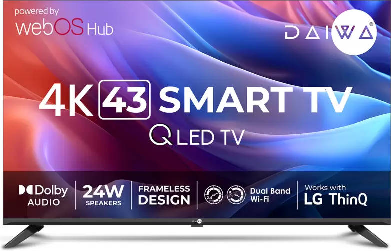 Daiwa D43Q3WOS 43 inch (109 cm) QLED 4K TV