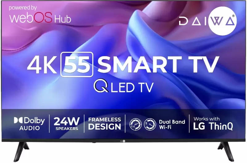 Daiwa D55Q4WOS 55 inch (139 cm) QLED 4K TV