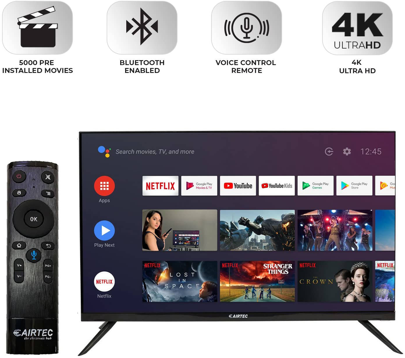 eAirtec 43DJSMARTCloud 43 inch (109 cm) LED 4K TV