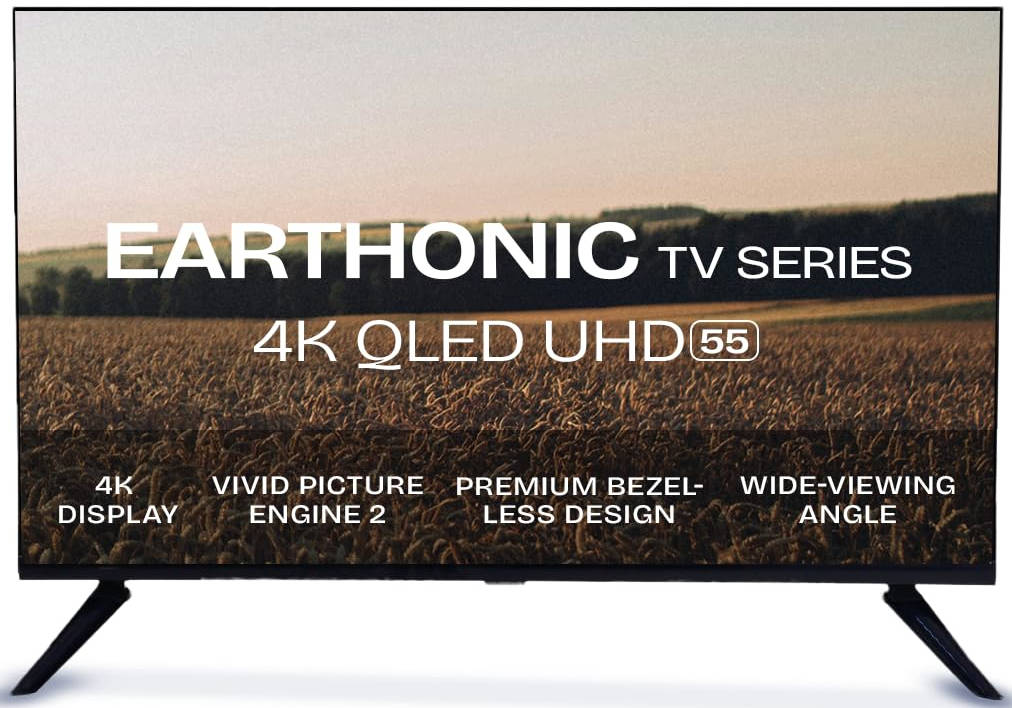 EARTHONIC E55UHD4KQ11GS24 55 inch (139 cm) QLED 4K TV