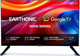 EARTHONIC NOVA NAE32H719T-GTV-NS 32 inch (81 cm) QLED 4K TV