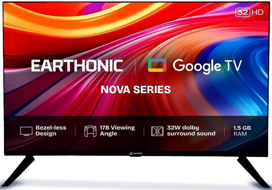 EARTHONIC NOVA NAE32H719T-GTV-NS 32 inch (81 cm) QLED 4K TV